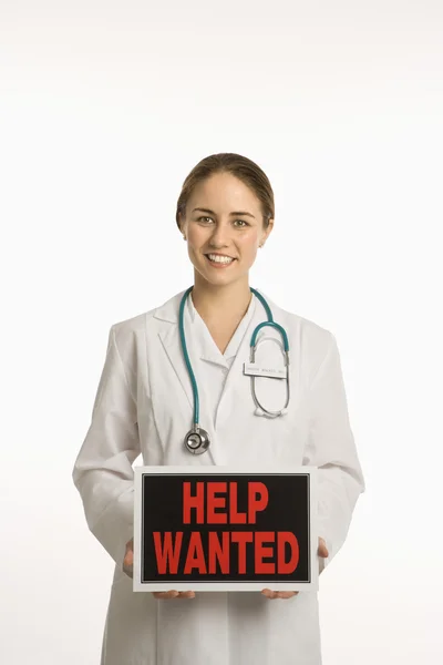 Doctor help wanted. — Stock Photo, Image