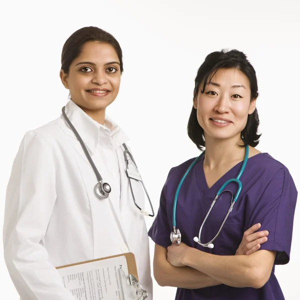 Kvinnliga läkare. — Stockfoto