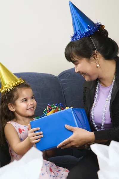 Family celebrating birthday. — Stock Photo, Image