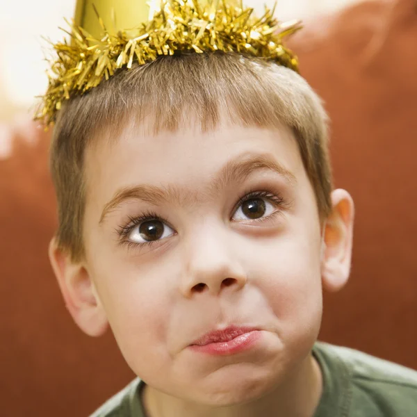 Portrét chlapce narozeniny. — Stock fotografie