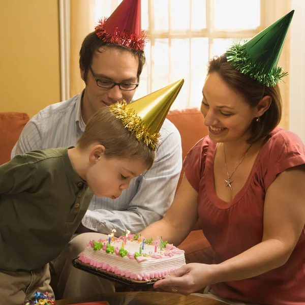 Rodinná narozeninová párty. — Stock fotografie