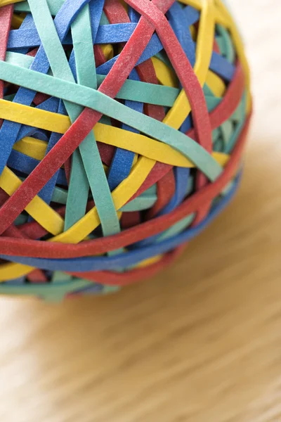 Rubber band ball. — Stock Photo, Image