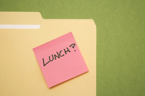 Knackige Note beim Mittagessen. — Stockfoto