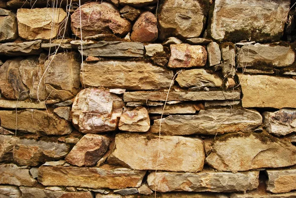 Velho país stonewall — Fotografia de Stock