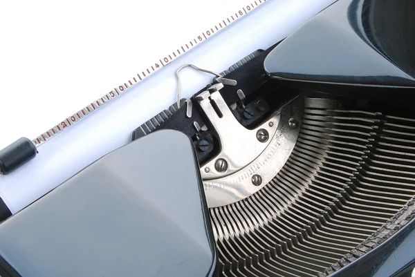 Velha máquina de escrever close-up — Fotografia de Stock
