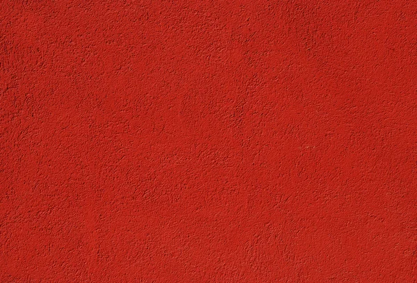 Pared enyesada pintada roja — Foto de Stock