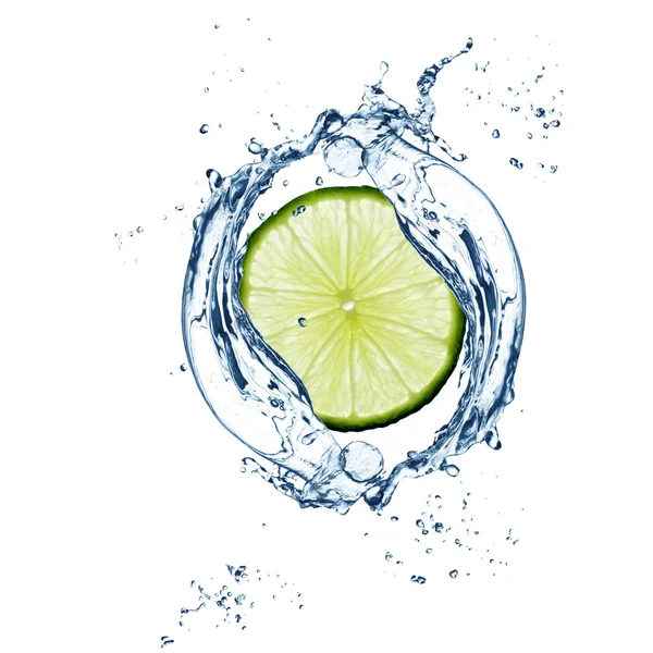 Lime with water splash Stock Photo by ©somchaij 105271210