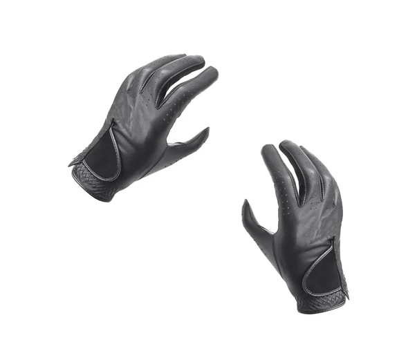 Leather motorcycle gloves with carbon fiber protection
