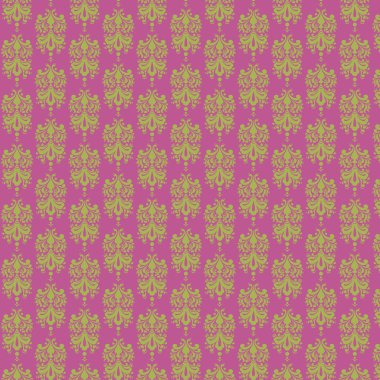 Açık mor & kireç damask kağıt