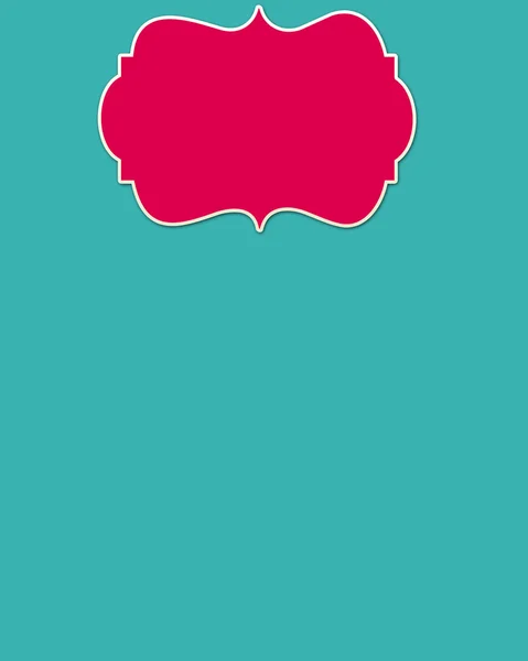 Blue Background & Pink Header — Stock Photo, Image
