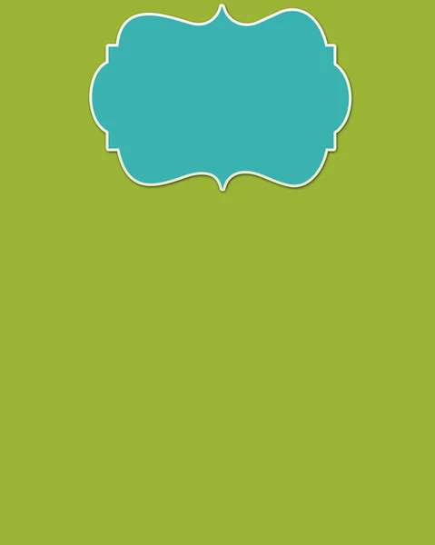 Lime Background & Blue Header — Stock Photo, Image