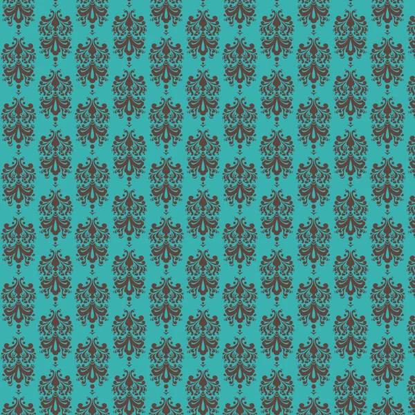 Blue & Brown Damask Paper — Stock Photo, Image