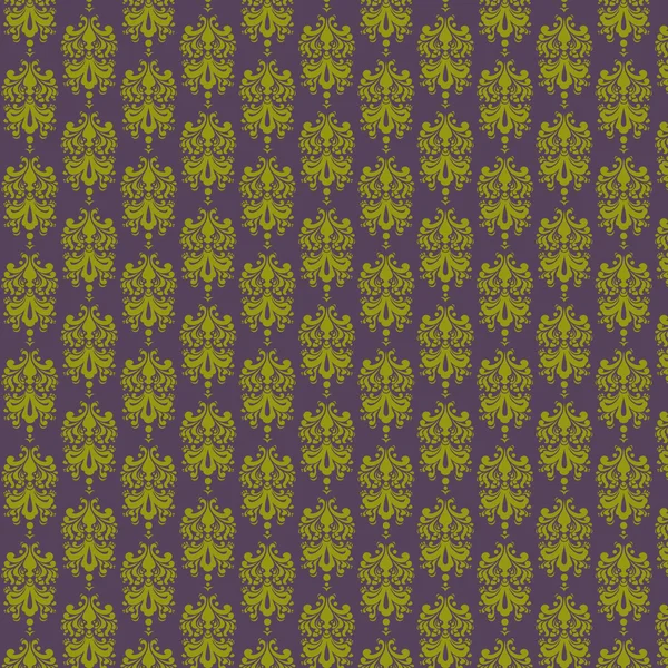 Purple & Lime Damask Paper — Stock Photo, Image