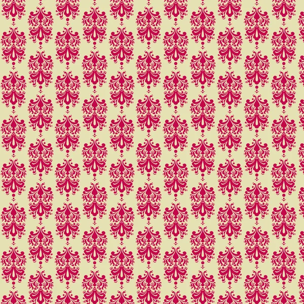 Raspberry Cream Damask Paper — Stock Photo, Image