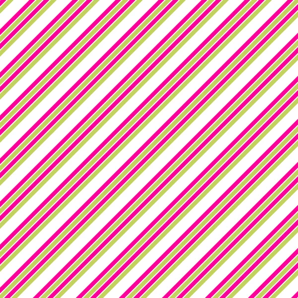 粉红色的白色 & 石灰对角线条纹纸 — 图库照片