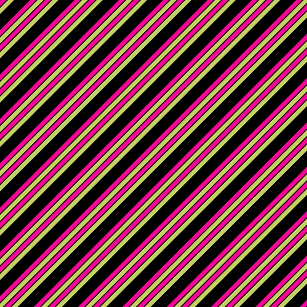 Schwarzes rosa & lime Diagonalstreifenpapier — Stockfoto