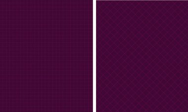 Deep Purple Houndstooth Paper Set clipart