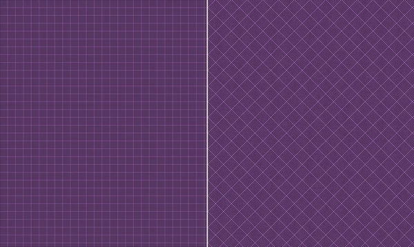 黑 & 紫色千鸟格纸集 — 图库照片
