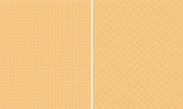 Оранжевый набор бумажных табуретов — стоковое фото