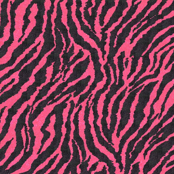 Gorący różowy brokat zebra — Zdjęcie stockowe