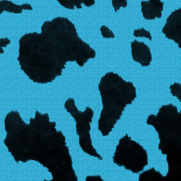 Blue Glitter Cow Pattern — Stock Photo, Image