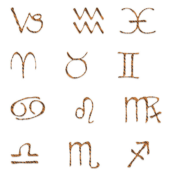 Tiger Zodiac Stickers