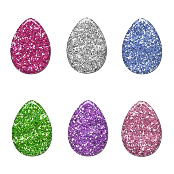 Glitter Easter Eggs — Stock Photo, Image