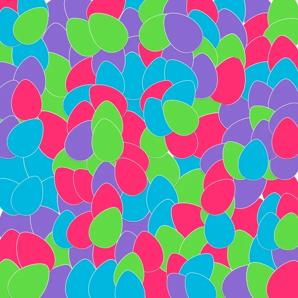 Colorful Easter Egg Collage Background 2 — Stock Photo, Image