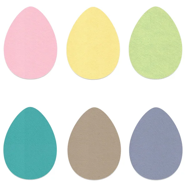 Set di uova di Pasqua in feltro 3 — Foto Stock
