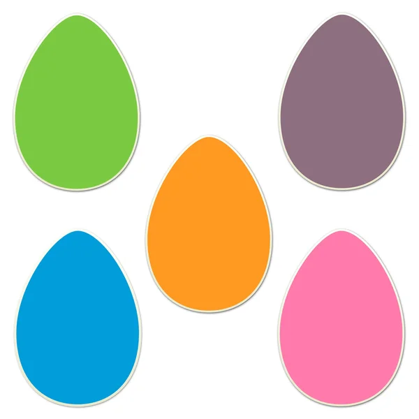 Set di adesivi per uova di Pasqua 2 — Foto Stock