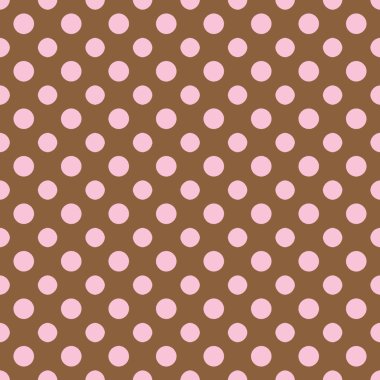 Brown ve ışık Polkadot kağıt pembe