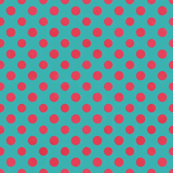 Blauwe & hete roze Polkadot papieren — Stockfoto