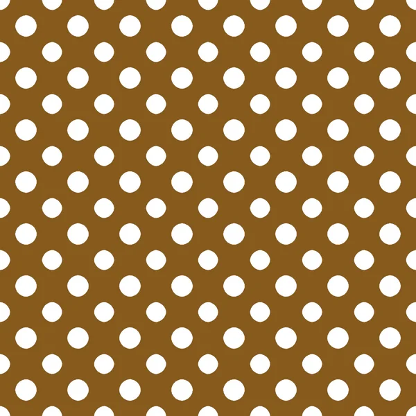 Papel Polkadot marrón y blanco — Foto de Stock