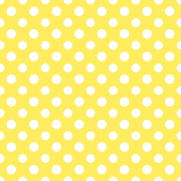 밝은 노란색 및 흰색 Polkadot 종이 — 스톡 사진