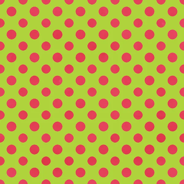 Lime & rosa Polkadot papper — Stockfoto