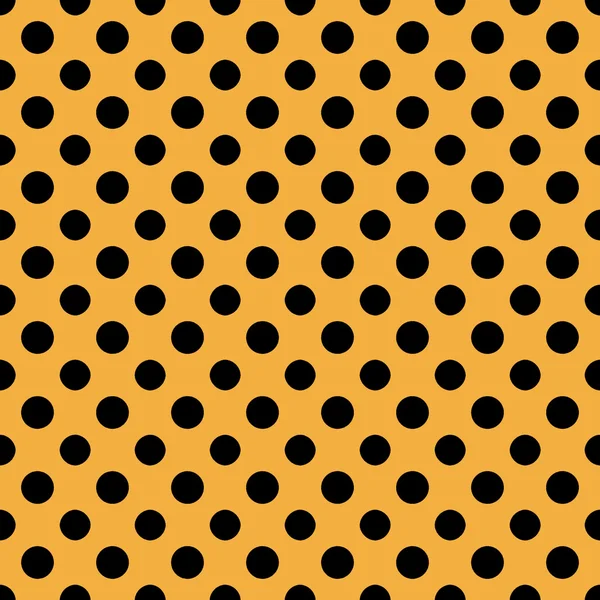Orange & Black Polkadot Paper — Stock Photo, Image
