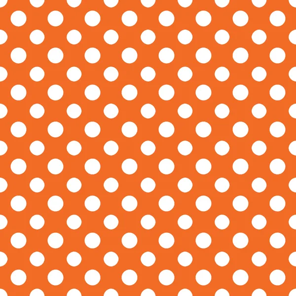 Orange & White Polkadot — стоковое фото