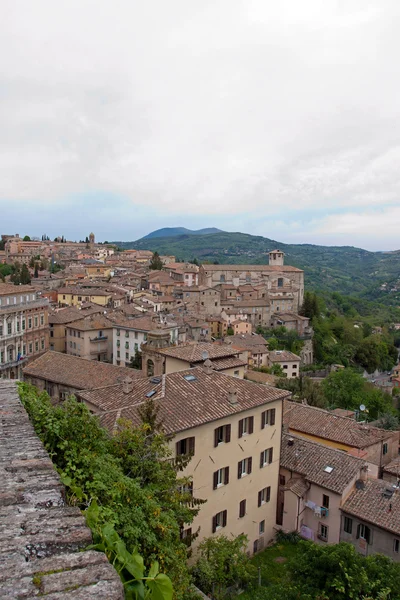Panoramic view of the city of Perugia — Stock Photo, Image