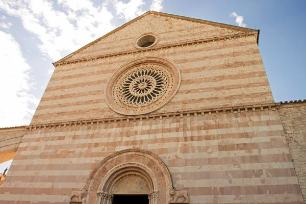 View of the church in Assisi — Stock Photo, Image