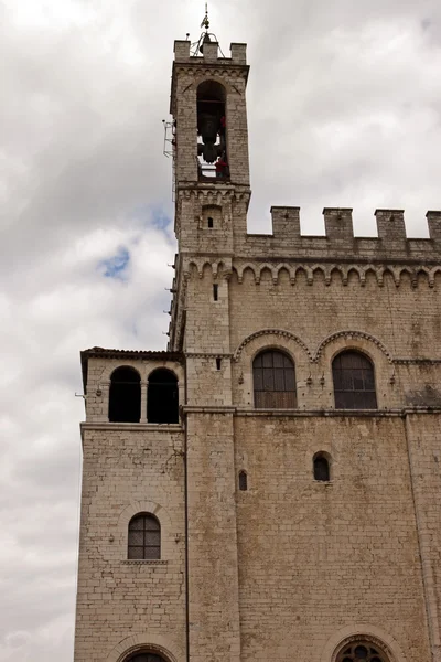 Palácio do cônsul no centro histórico de Gubbio — Fotografia de Stock