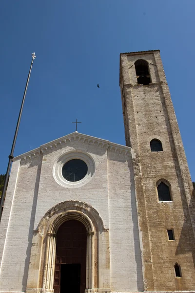 Church in the historic center of Gubbio — Stock Photo, Image