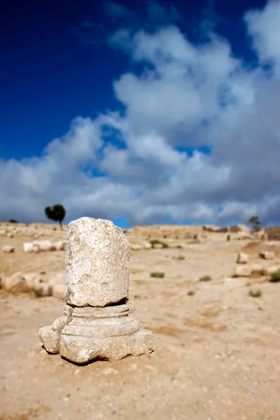 stock image Ruins of the ancient citadel in Amman