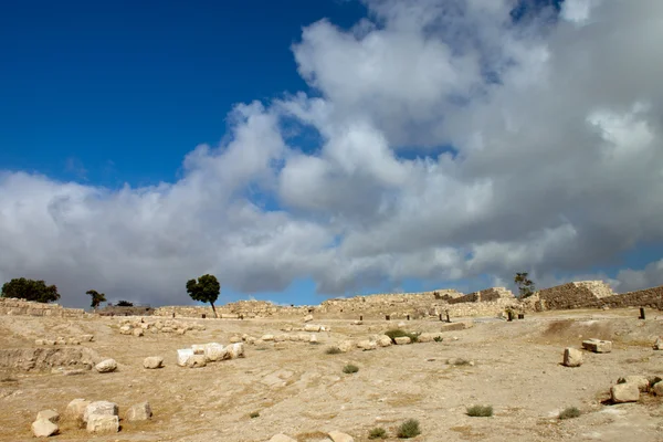 Ruins of the ancient citadel in Amman — Stock Photo, Image