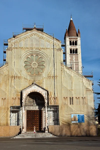 Basilica of San Zeno Verona — Stock Photo, Image
