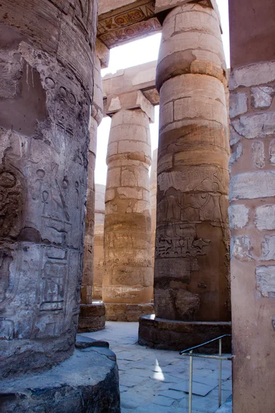 Columns of Karnak temple — Stock Photo, Image