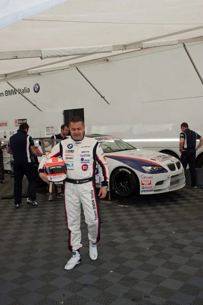 Stock image Race car driver, Rally of Monza