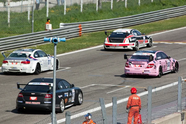 Voiture de course dans le Rallye de Monza — Photo