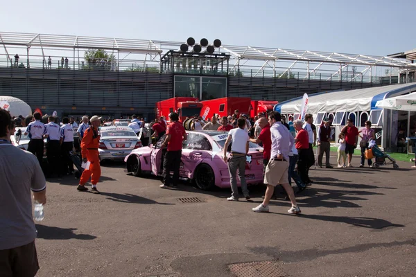 Rennwagen bei der Rallye von Monza — Stockfoto