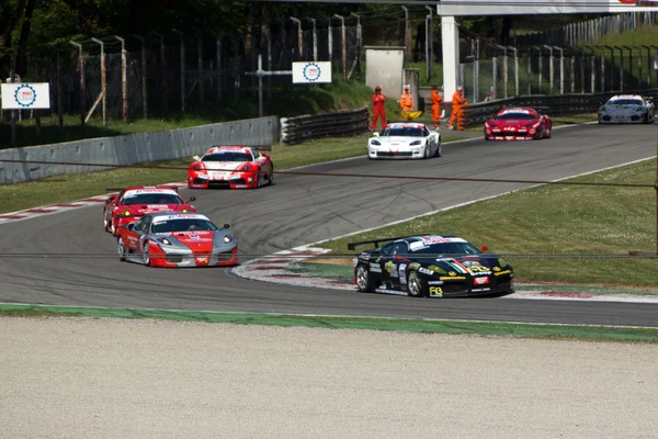 Voiture de course dans le Rallye de Monza — Photo