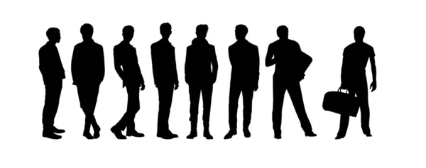 Of men silhouettes — ストック写真